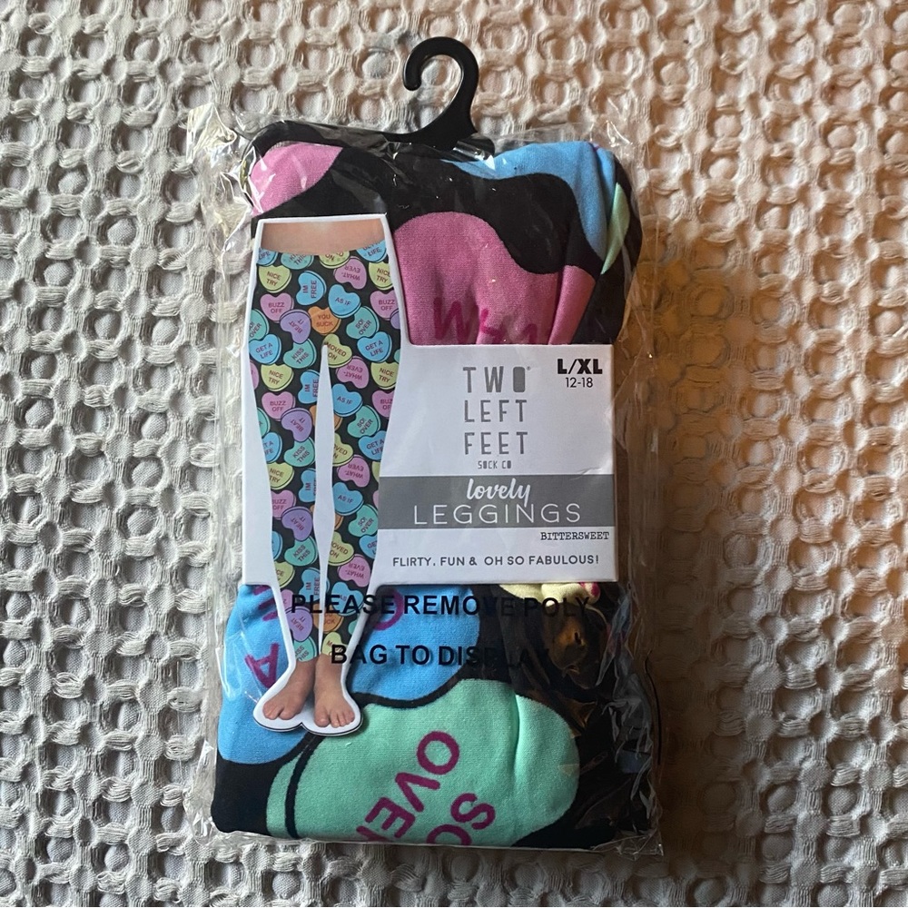 Valentine Conversation heart leggings